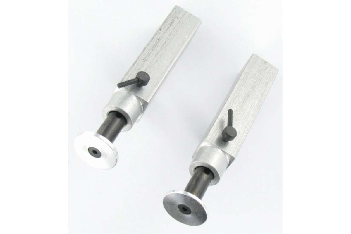 1:14 Alum. Trailer support legs (2) 73mm