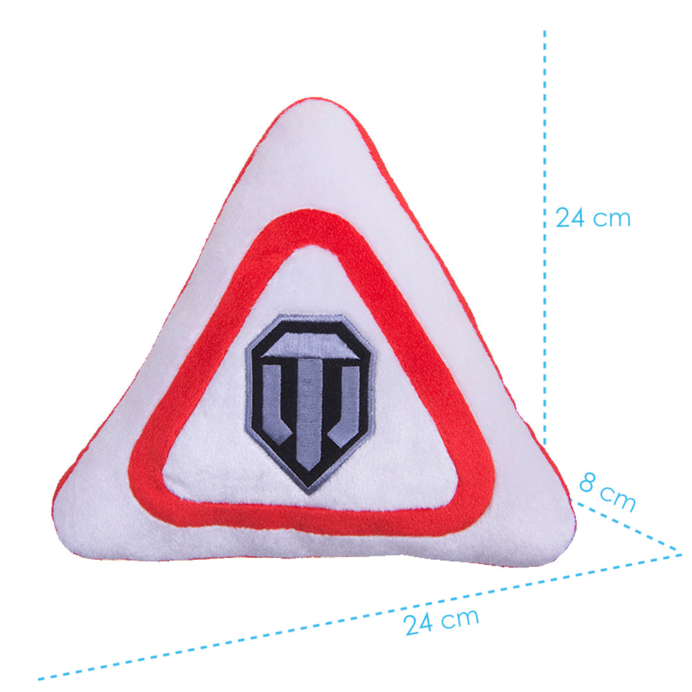 Car Pillow World of Tanks, 24 cm white