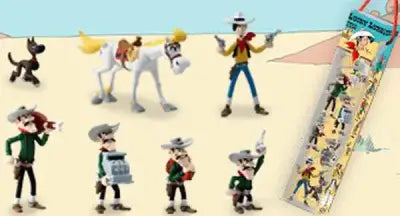LUCKY LUKE TUBE 7 FIGURES