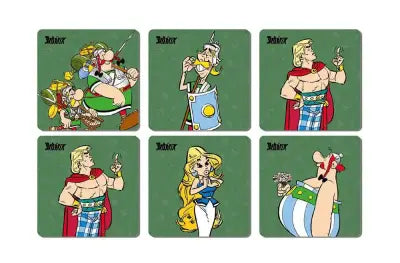 ASTERIX LEGIONARY 6 COASTERS SET
