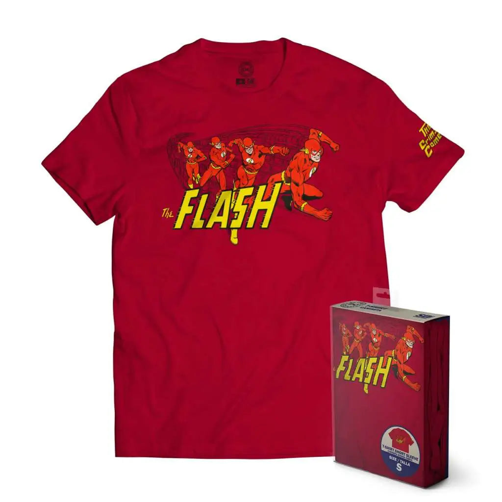 T/S DC FLASH THE CRIMSON COMET RED - L