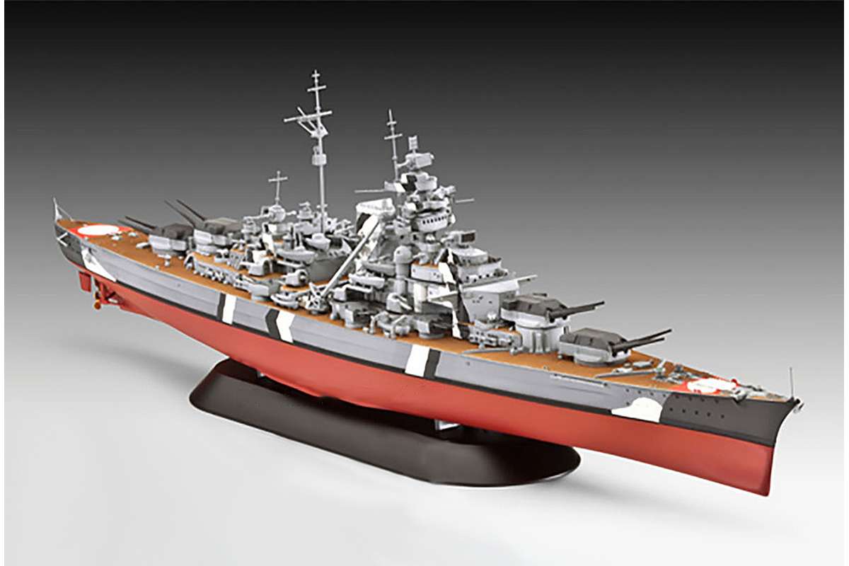 Gift Set The Legendary Bismarck 1:700 + 1:1200