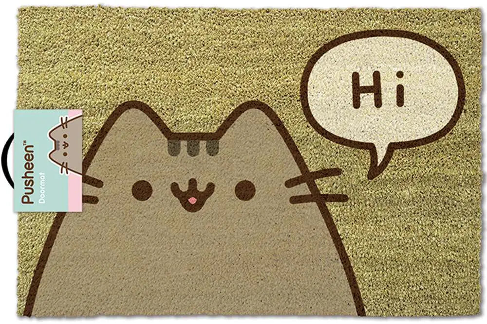 PUSEEHN SAYS HI DOORMAT