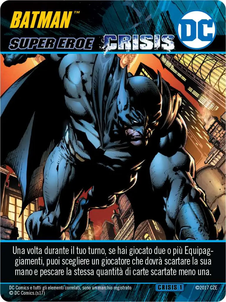DC DECK BUILDING GAME CRISIS EXP SET ITA