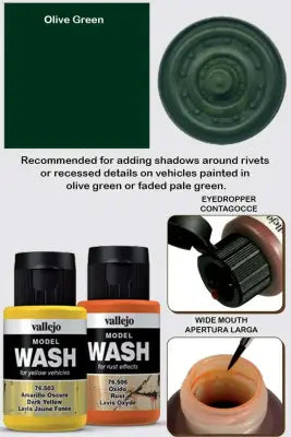 MODEL WASH 76519 OLIVE GREEN