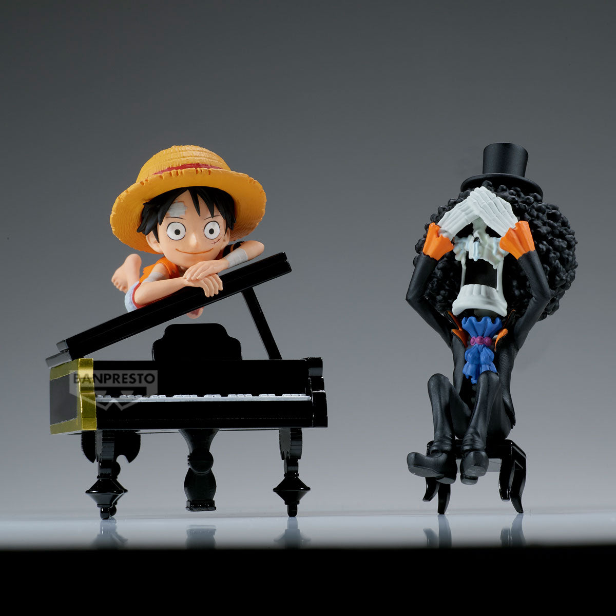 Bandai One Piece - World Collectable Figure Log Stories-Monkey D.Luffy & Brook-"That'S Great!! After All This Time, He'S Still�!!!" Figure