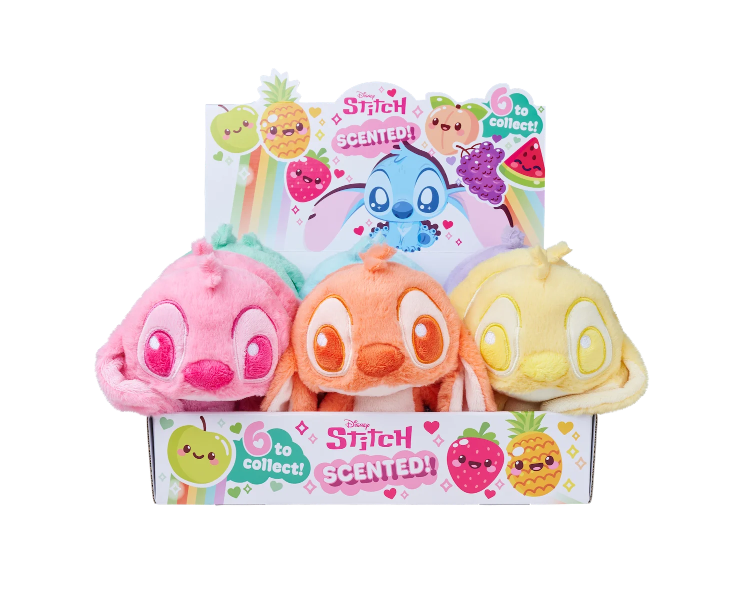 STITCH - Display of 12 Scented Plushs 22cm - 6 Models