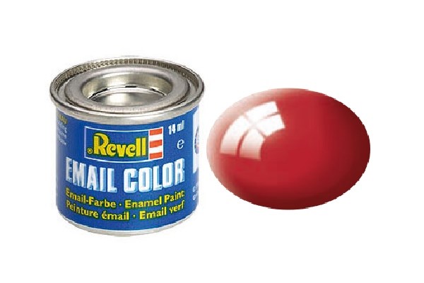 Enamel 14 ml. italian red, gloss