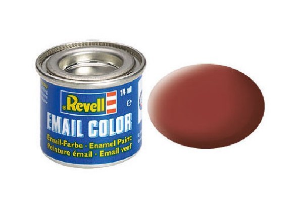 Enamel 14 ml. reddish brown, mat