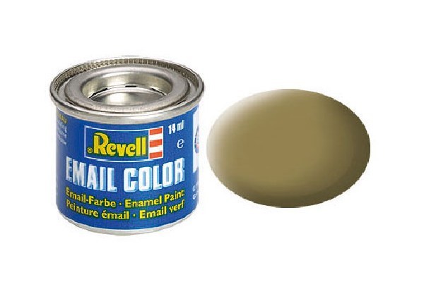 Enamel 14 ml. olive brown mat