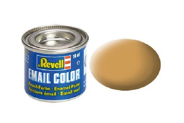 Enamel 14 ml. ochre brown mat