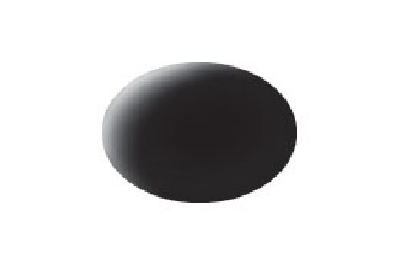 Matt Black (RAL 9011) Aqua Color Acrylic - 18ml