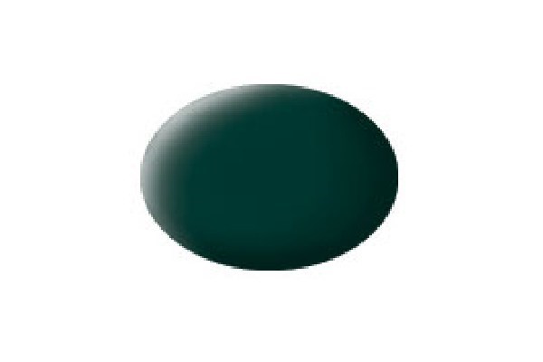 Matt Black-Green Aqua Color Acrylic - 18ml