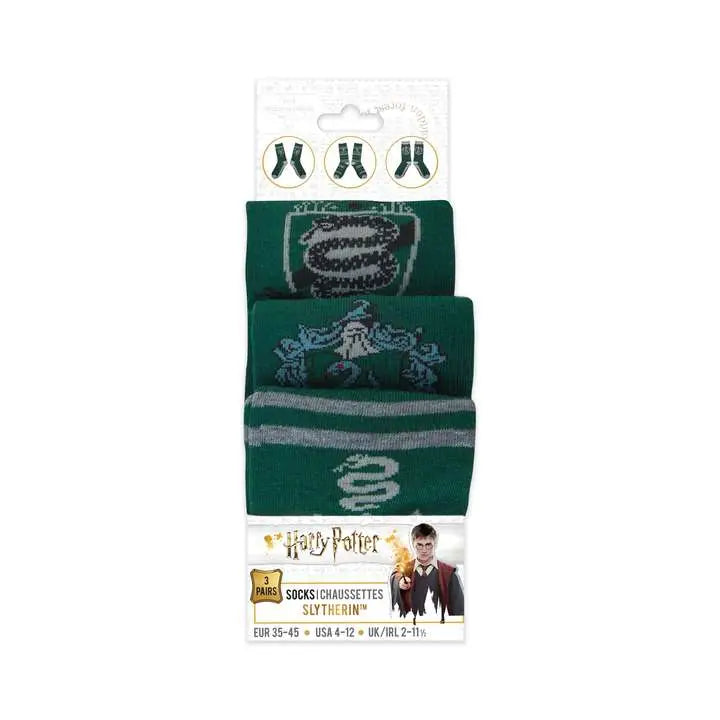 HP SLYTHERIN SOCKS 3 PAIRS SET