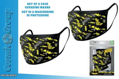 DC BATMAN CAMO FACE COVERING MASK SET(2)