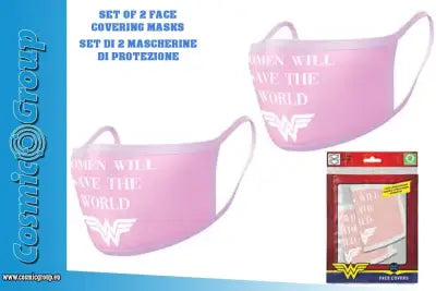 WONDER WOMAN DC FACE COVER.MASK SET(2)