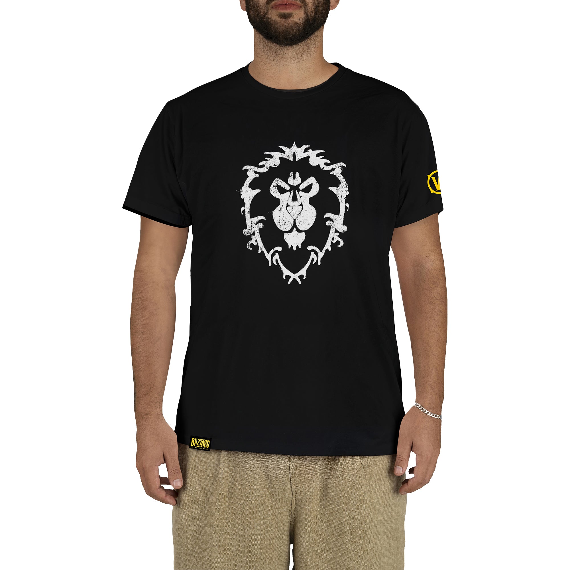 World of Warcraft Alliance Classic t-shirt, color: black, size: M