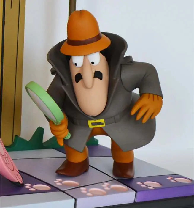 PINK PANTHER AND THE INSPECTOR STATUE