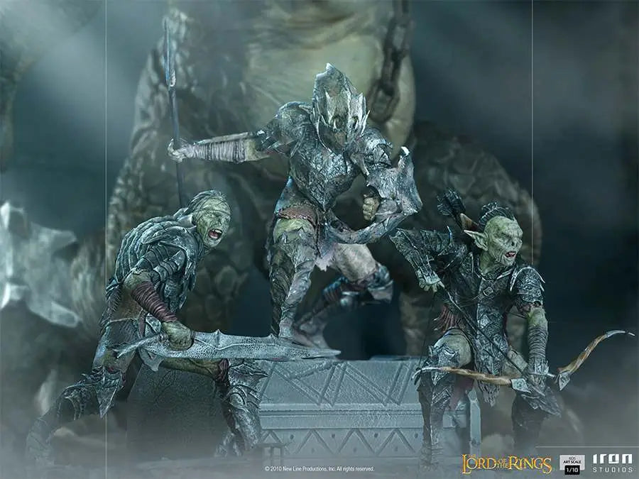 LOTR SWORDSMAN ORC 1/10 ART STATUE