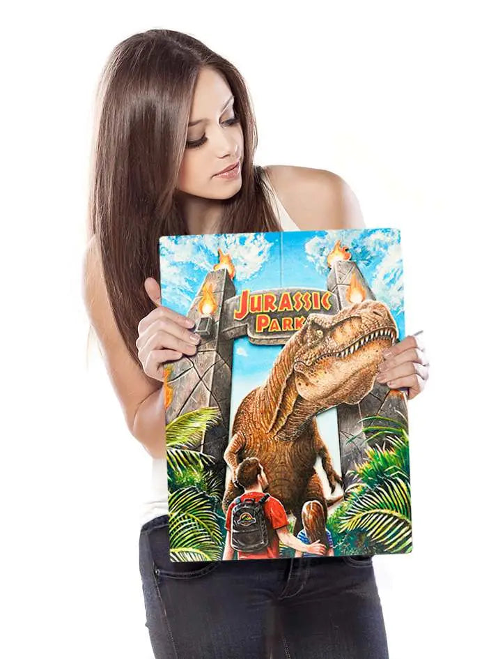 JURASSIC PARK REX ATTACK WOODART