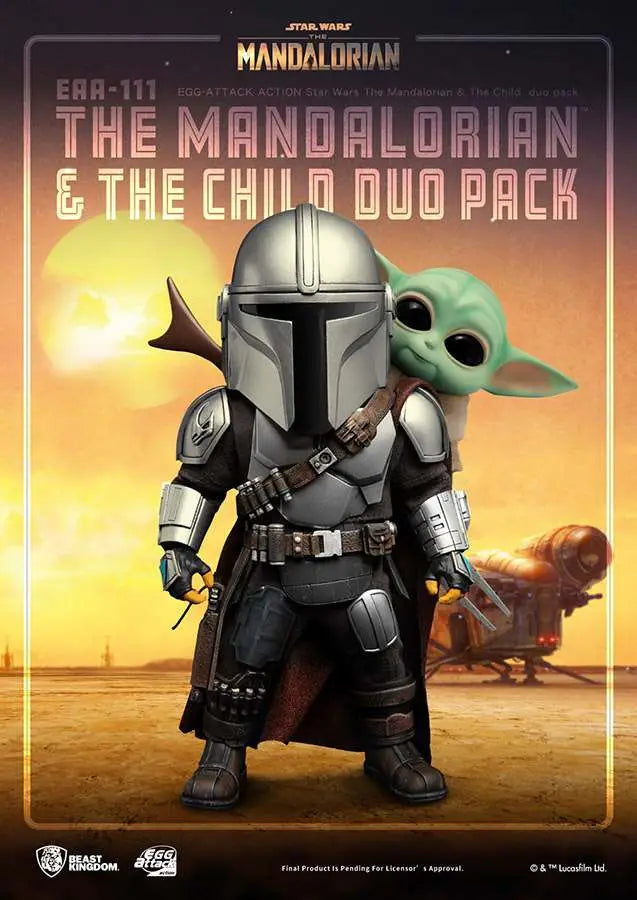SW EGG AA MANDALORIAN & THE CHILD DUO PK