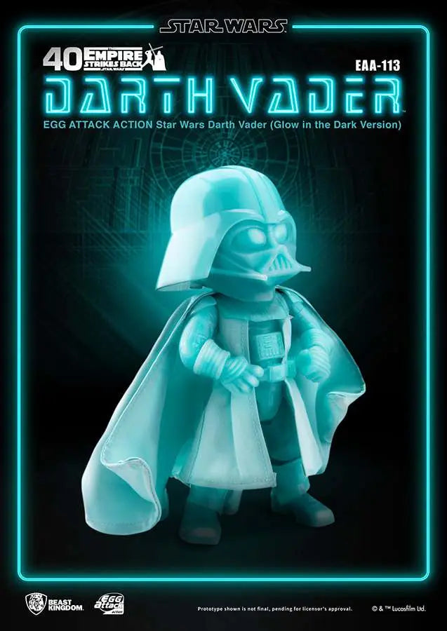 SW EGG AA DARTH VADER GLOW I/T DARK VER