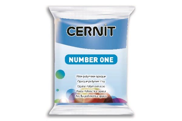 Cernit 200 Number One 56g blå