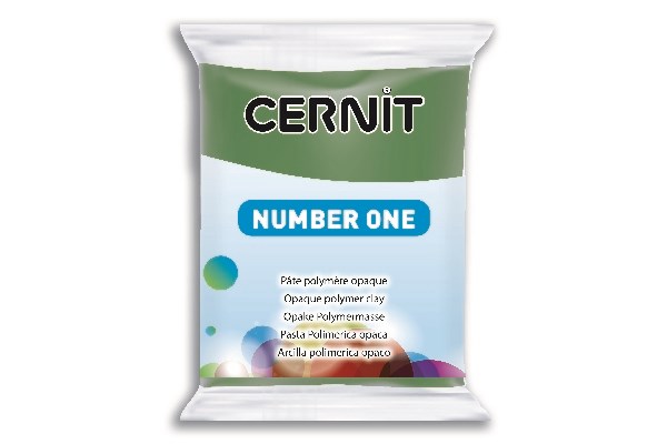 Cernit 645 Number One 56g olivengrøn