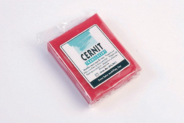 Cernit 474 Translucent 56g rubin rød