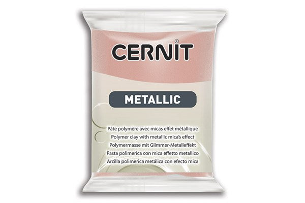 Cernit Metallic 052 56g pink gold