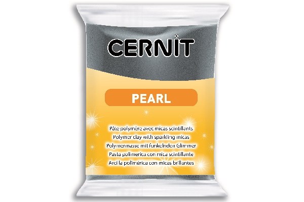 Cernit Pearl 100 (perlemor) 56g, sort