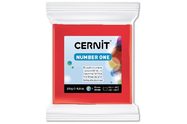 Cernit 043 Number One 250g rød