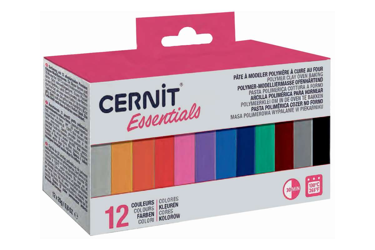 Cernit gaveæske 12x25g, basis