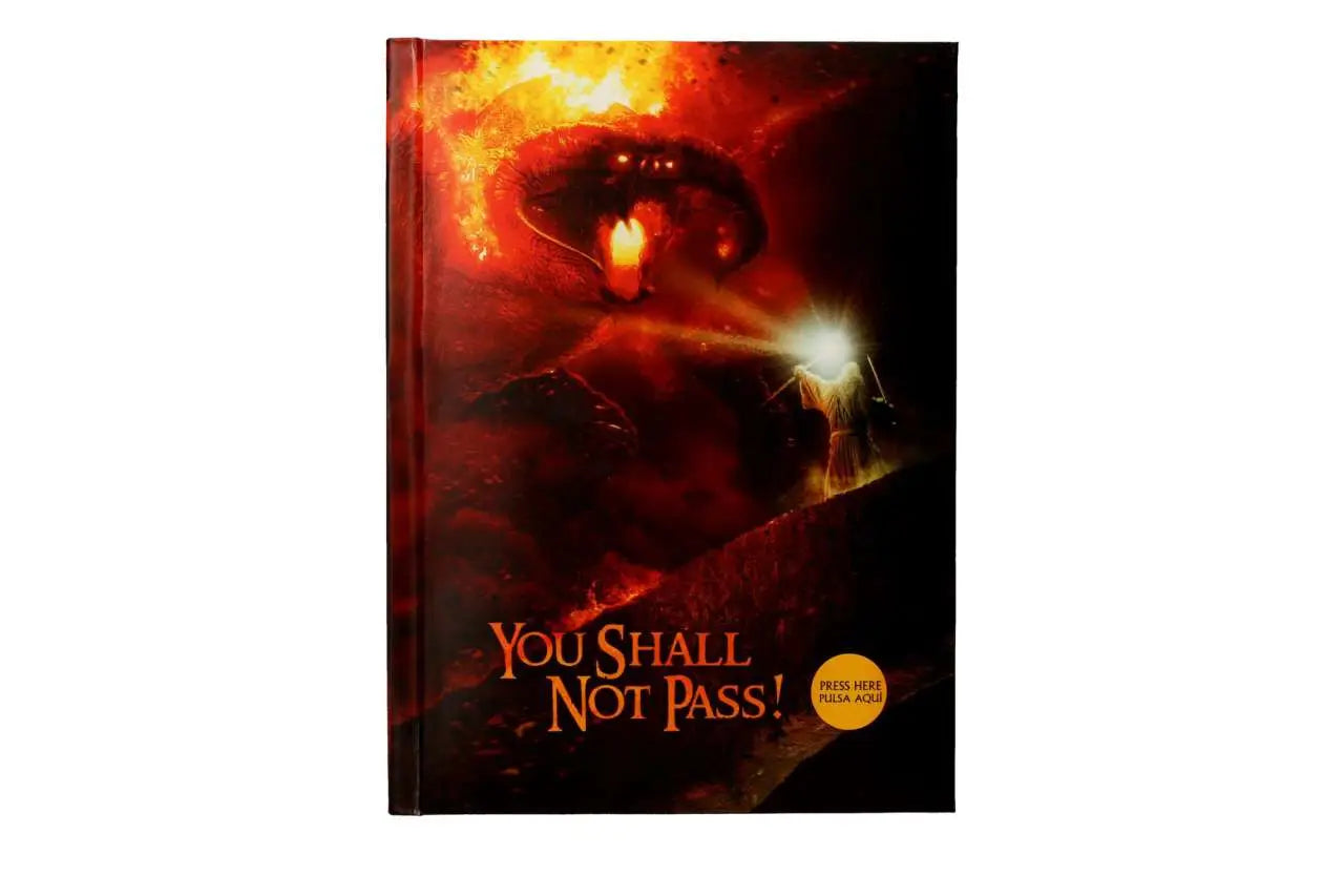 LOTR YOU SHALL NOT PASS NOTEBOOK W/LIGHT