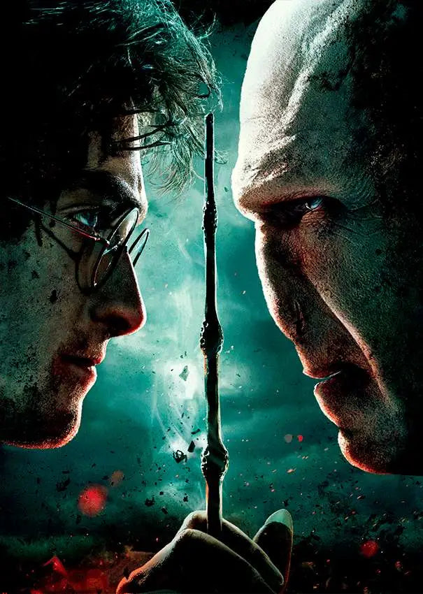 HP HARRY VS VOLDEMORT 3D EFFECT NOTEBOOK