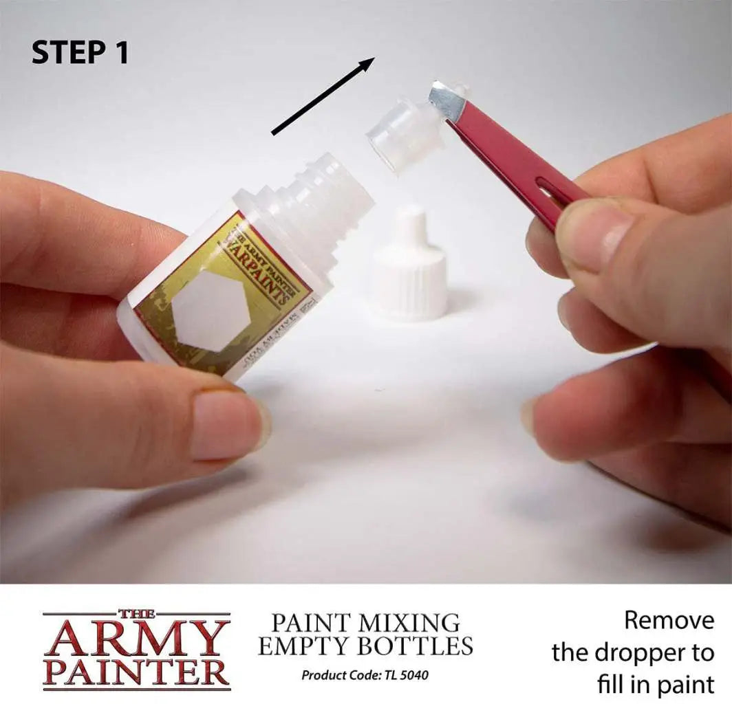 PAINT MIXING EMPTY BOTTLES