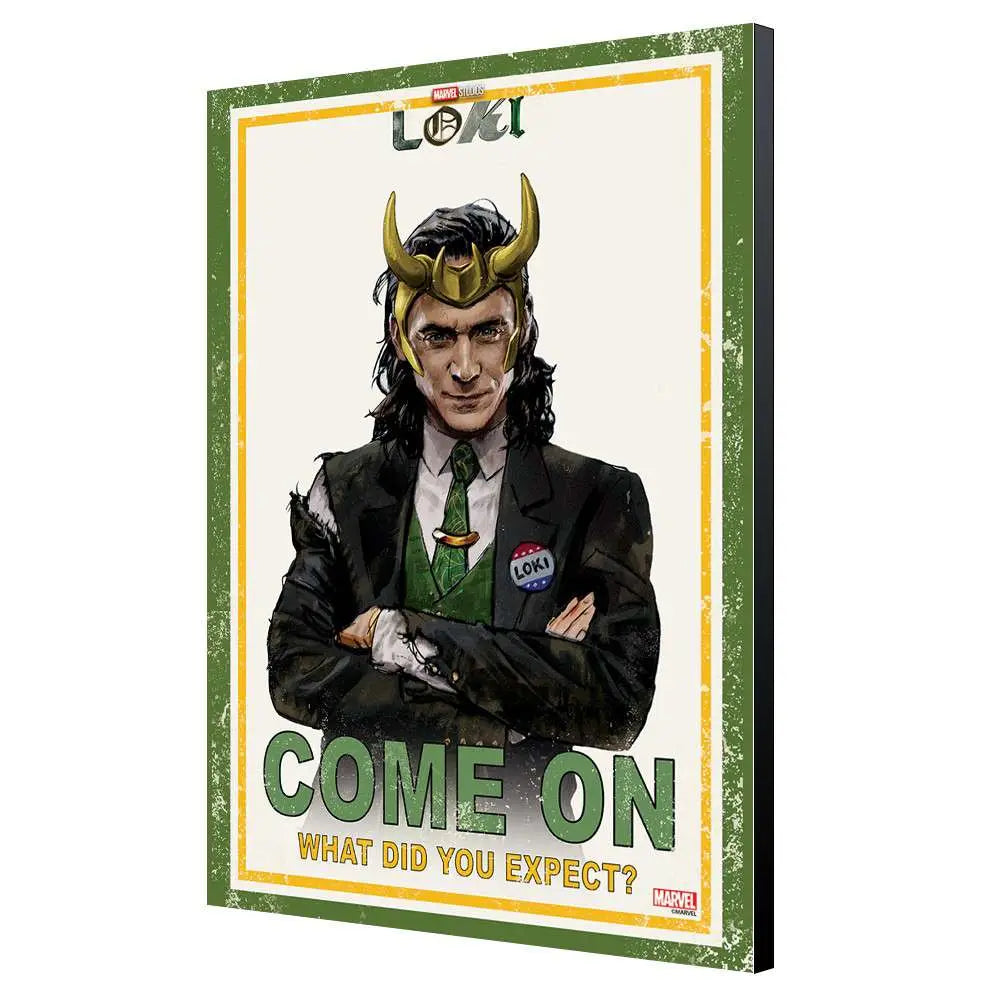 LOKI WHAT DID YOU EXPECT WOOD PANEL