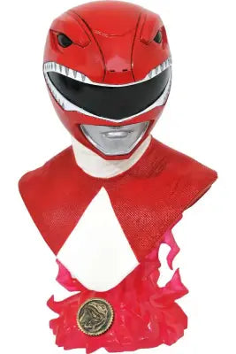 MMPR 3D RED RANGER 1/2 BUST