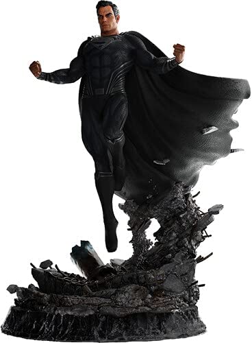 Weta Workshop Justice League - Superman Black Suit Statue 1/4 scale