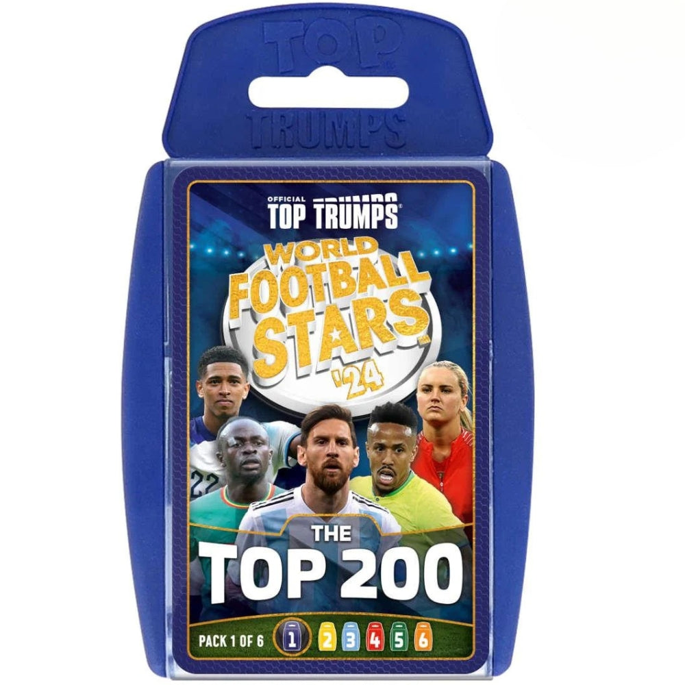 World Football Stars Top 200 - Pack 1 Top Trumps Card Game English