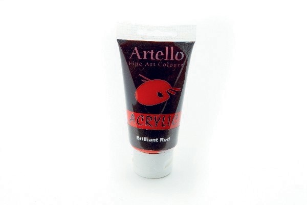 Artello acrylic 75ml Brilliant Red