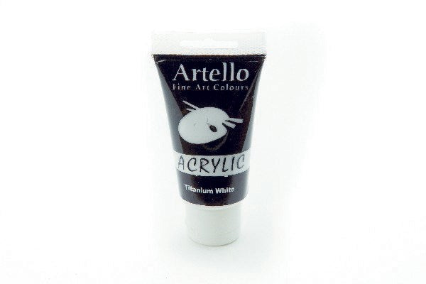 Artello acrylic 75ml Titanium White