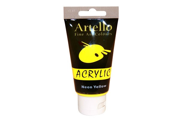 Artello acrylic 75ml Neon Yellow