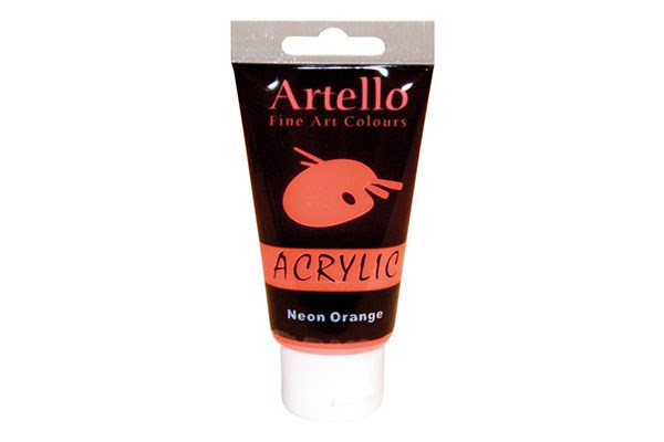 Artello acrylic 75ml Neon Orange