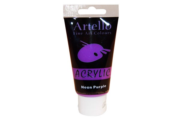 Artello acrylic 75ml Neon Purple