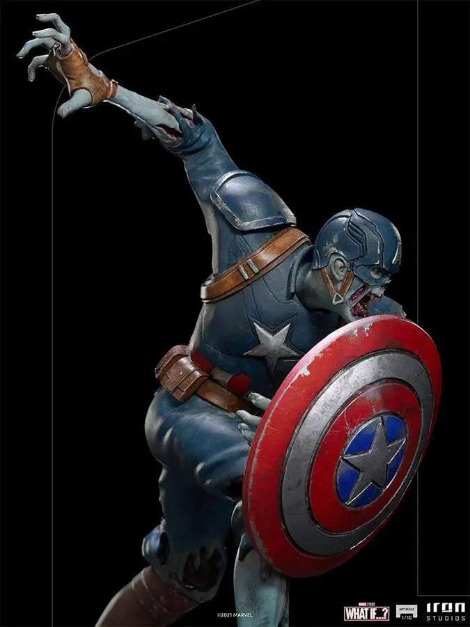 WHAT IF ZOMBIE CAPT AMERICA 1/10 ART ST