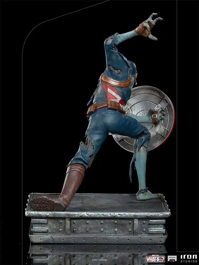 WHAT IF ZOMBIE CAPT AMERICA 1/10 ART ST