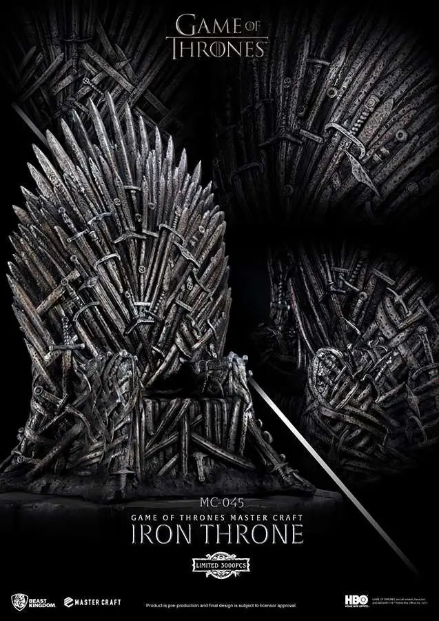 GOT IRON THRONE MASTER CRAFT STATUE