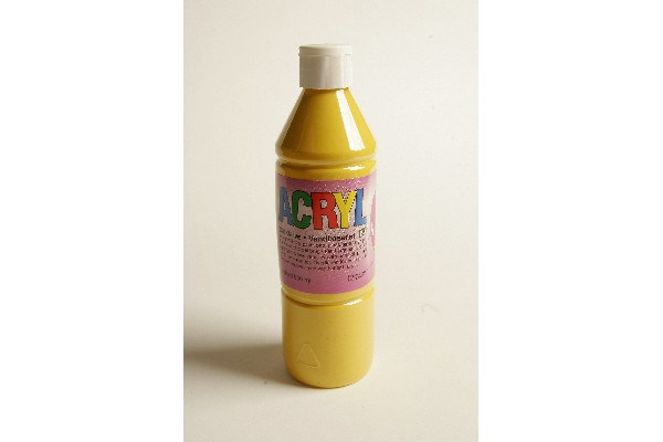 Acryl blank 500ml gul