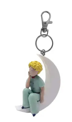 LITTLE PRINCE SITTING ON THE MOON KCHAIN